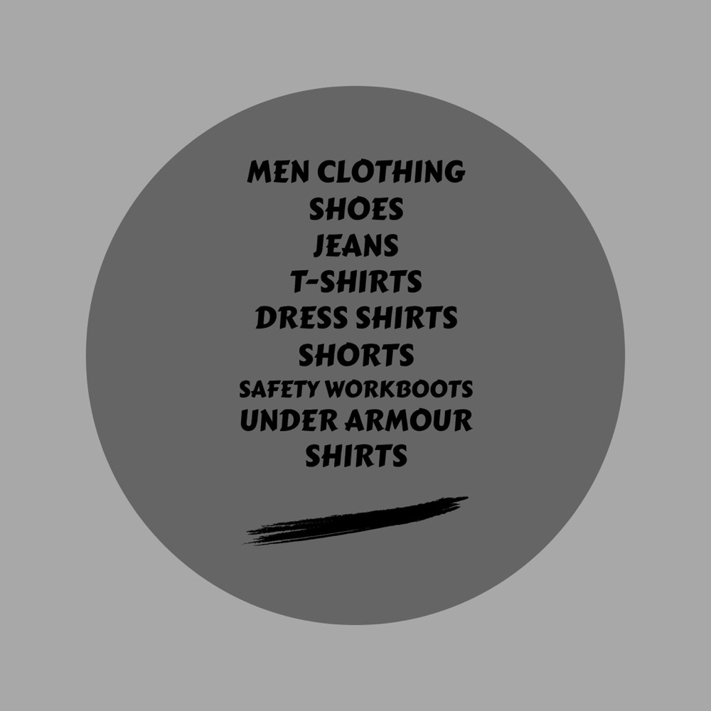 Men’s Shorts , Dress Pants, Dress Shirts, T-Shirts